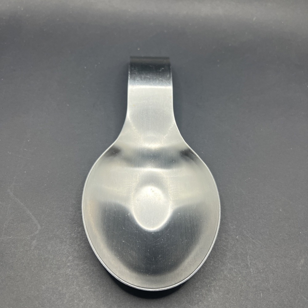 AMCO 8158 Spoon Rest, Heavy Gauge 18/8 Brushed Stainless Steel